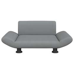 vidaXL Lit pour chien gris clair 70x45x28 cm tissu