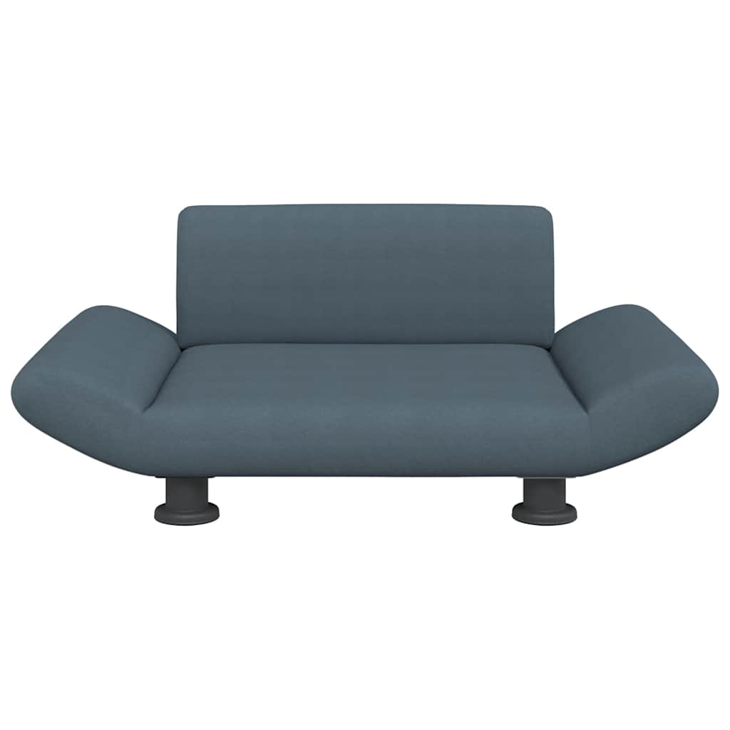 vidaXL Hondenmand 70x45x28 cm stof donkergrijs afbeelding