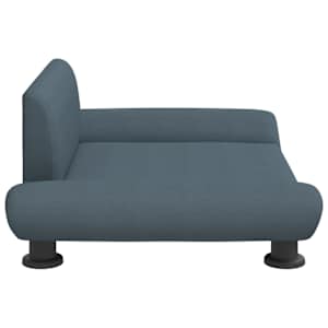 Pelíšek pro psy tmavě šedý 70 x 45 x 28 cm textil - obrázek 4