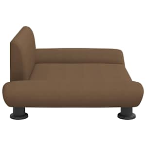Pelíšek pro psy hnědý 70 x 45 x 28 cm textil - obrázek 4