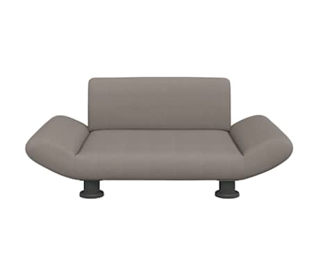 vidaXL Hundebett Taupe 70x45x28 cm Stoff