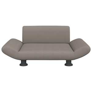 vidaXL Hundebett Taupe 70x45x28 cm Stoff