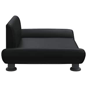 Pelíšek pro psy černý 70 x 45 x 28 cm umělá kůže - obrázek 4