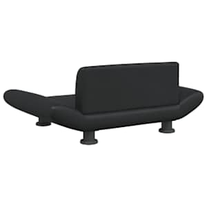 Pelíšek pro psy černý 70 x 45 x 28 cm umělá kůže - obrázek 5