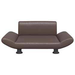 vidaXL Lit pour chien marron 70x45x28 cm similicuir