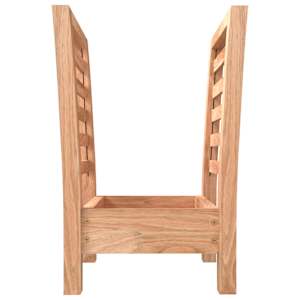 Stojan na časopisy 40 x 26,5 x 38,5 cm masivní ořechové dřevo - obrázek 4