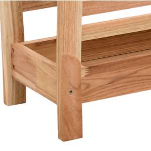 Stojan na časopisy 40 x 26,5 x 38,5 cm masivní ořechové dřevo - obrázek 5