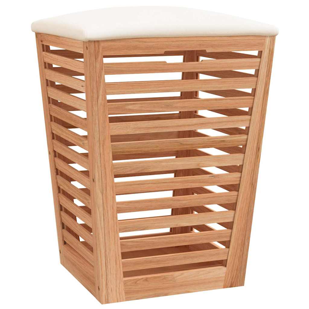 vidaXL Koupelnová stolička 40,5 x 40,5 x 56 cm masivní ořechové dřevo