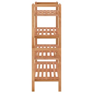 Botníky 2 ks 69 x 27 x 41 cm masivní ořechové dřevo - obrázek 4