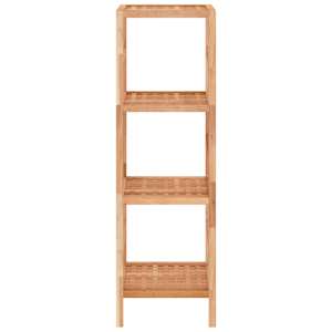 Koupelnová police 35,5 x 35,5 x 112,5 cm masivní ořechové dřevo - obrázek 3