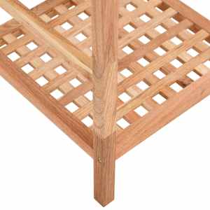 Koupelnová police 35,5 x 35,5 x 112,5 cm masivní ořechové dřevo - obrázek 6