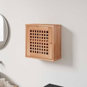 Stenska omarica 42x18x42 cm trdna orehovina