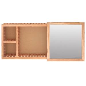 Zrcadlová skříňka 80 x 17 x 34 cm masivní ořechové dřevo - obrázek 4