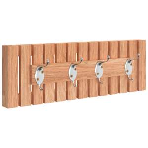 Nástěnný věšák 42 x 8,5 x 14 cm masivní ořechové dřevo - obrázek 2
