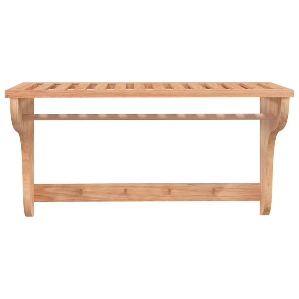 vidaXL Stojany na uteráky 60x30x35 cm masívny orech