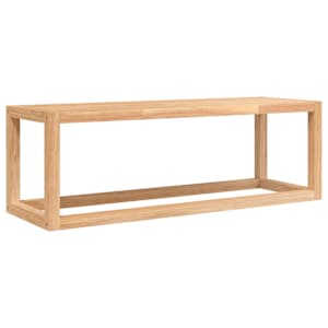 Police na ručníky 60 x 20 x 20 cm masivní ořechové dřevo - obrázek 2