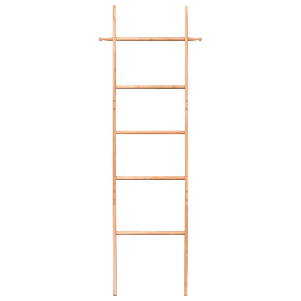 vidaXL Handdoekenladder 170 cm massief walnotenhout afbeelding