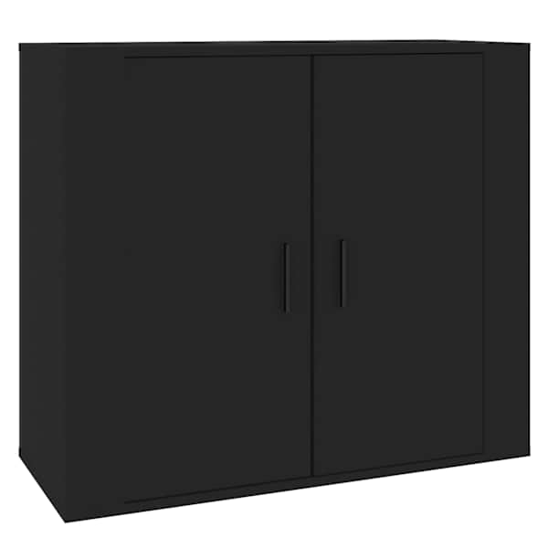 vidaXL puhvetkapp, must, 80 x 33 x 70 cm, tehispuit