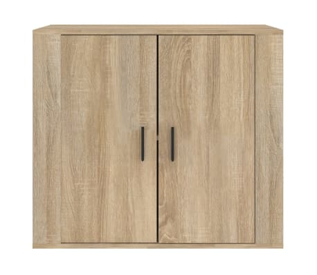 vidaXL Сайдборд, дъб сонома, 80x33x70 см, инженерно дърво