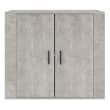Credenza VidaXL In Legno Multistrato Rovere Marrone – 80x33x70 Cm – Mobile TV O Contenitore Per Soggiorno - 2