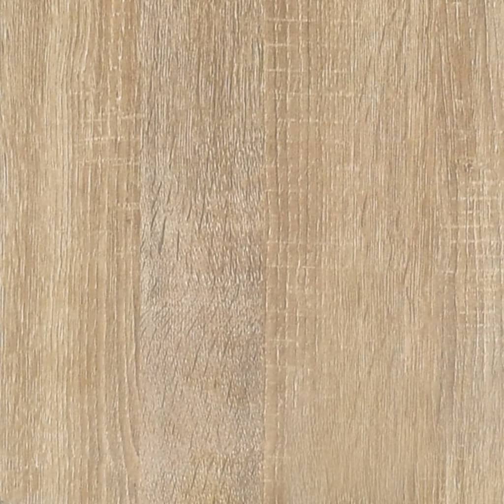 sonoma tölgy színű szerelt fa tálalóasztal 80x33x70 cm
