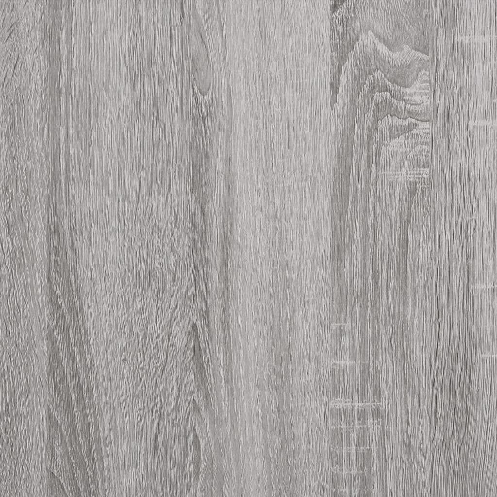 Szürke sonoma színű szerelt fa tálalószekrény 80x33x70 cm 