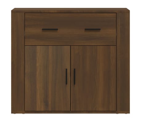 vidaXL Dressoir 80x33x70 cm bewerkt hout bruin eikenkleur