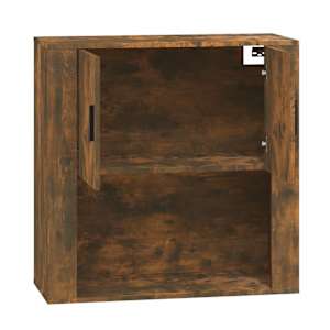 Nástěnná skříňka kouřový dub 80x33x80 cm kompozitní dřevo - obrázek 4