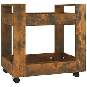 vidaXL lauak&auml;ru suitsutatud tamm 60x45x60 cm tehispuit