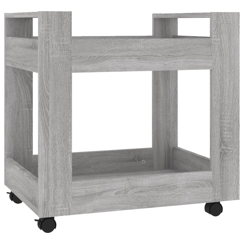 vidaXL Bureaukastje 60x45x60 cm bewerkt hout grijs sonoma eikenkleurig