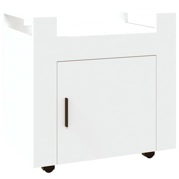 vidaXL lauak&auml;ru valge 60x45x60 cm tehispuit