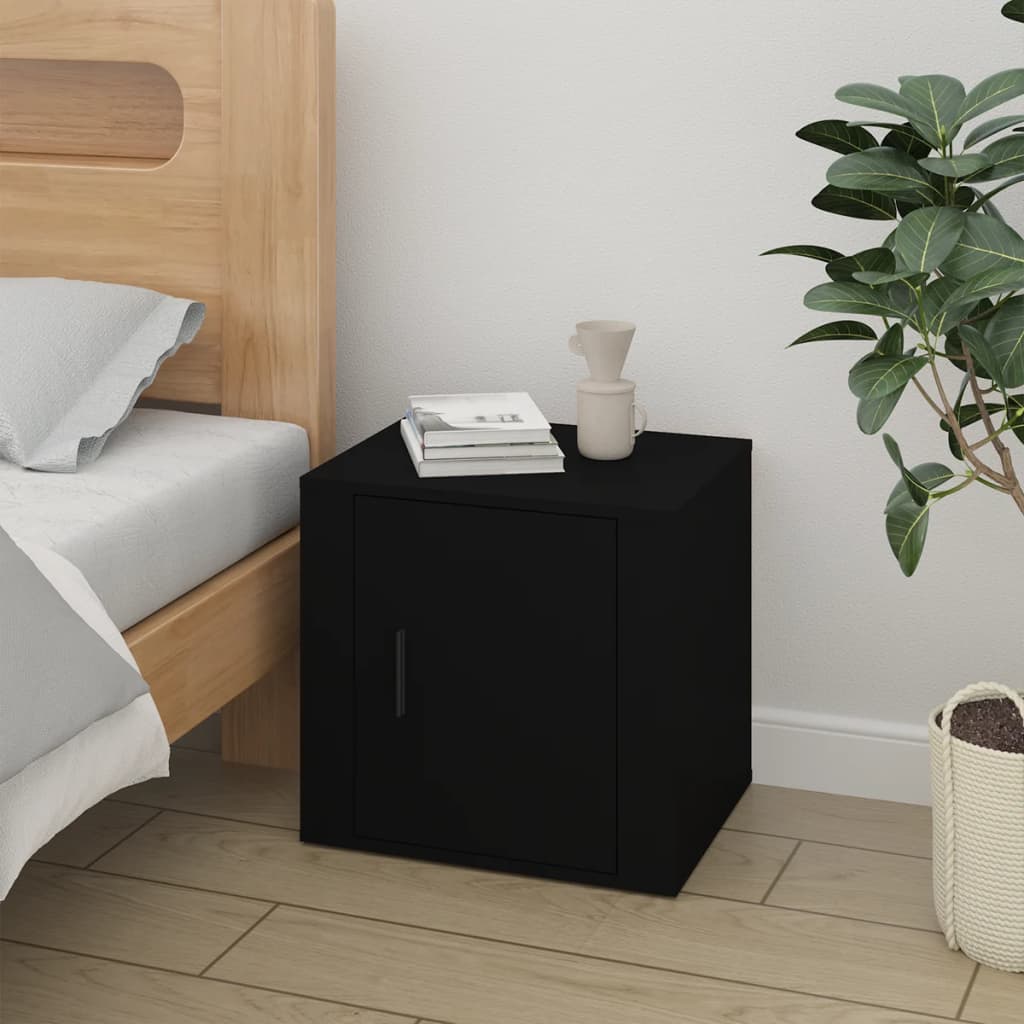 Vidaxl - vidaXL Mesa de cabeceira 50x39x47 cm preto