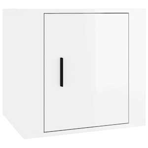 Noční stolky 2 ks bílé s vysokým leskem 50 x 39 x 47 cm - obrázek 5