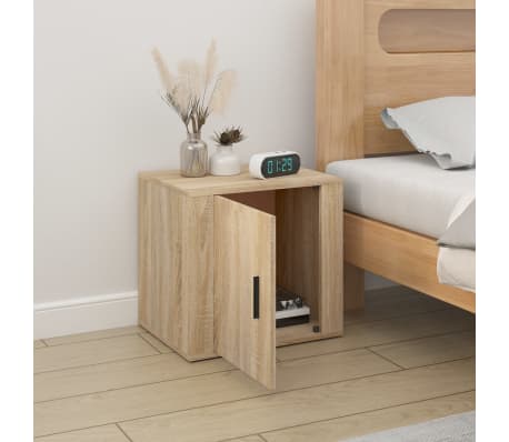 vidaXL Noćni ormarić hrasta sonome 50x39x47 cm