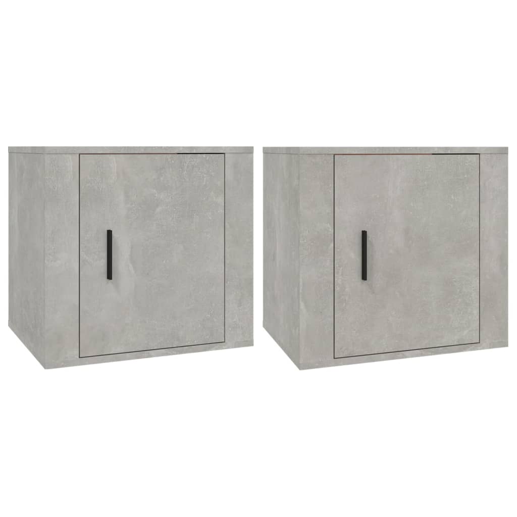 vidaXL Noční stolky 2 ks betonově šedé 50x39x47 cm