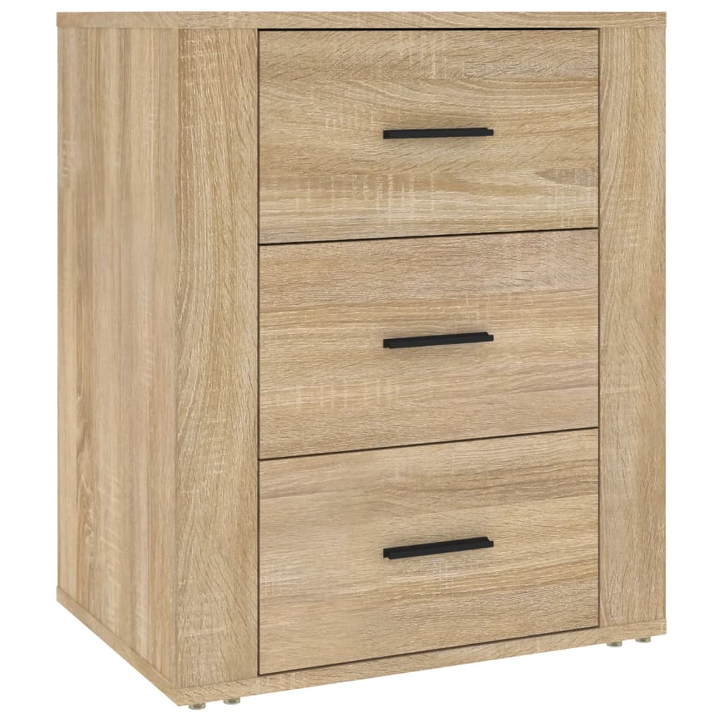 vidaXL Noční stolek dub sonoma 50 x 36 x 60 cm kompozitní dřevo