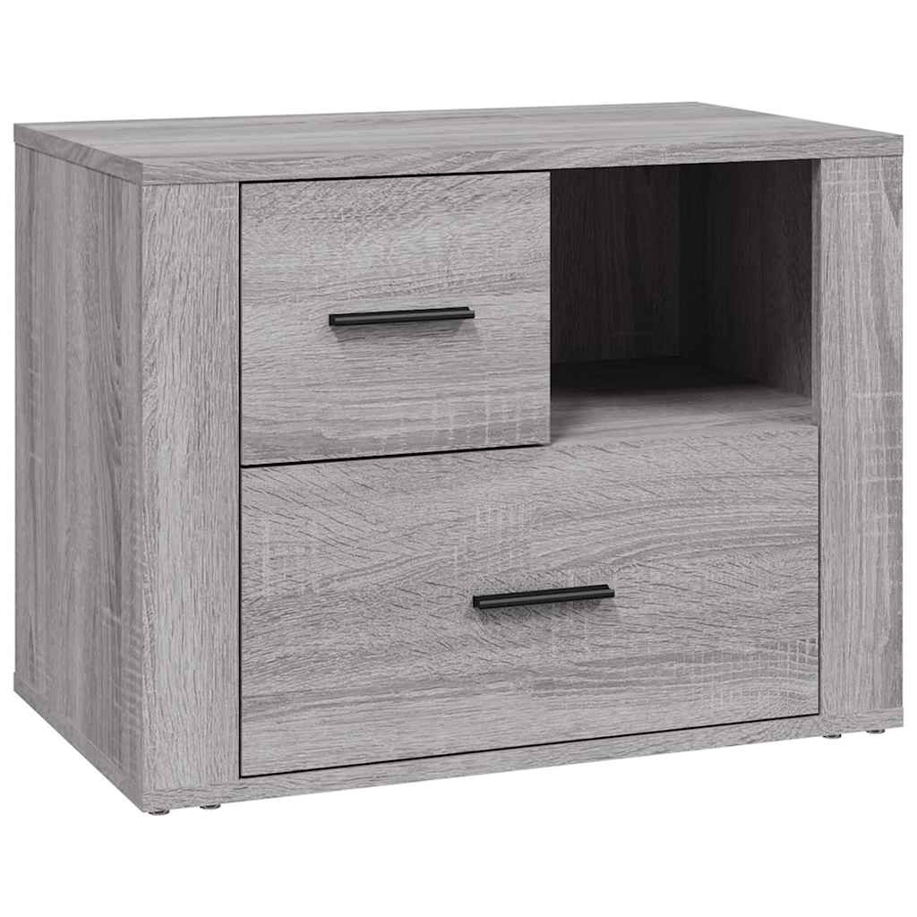 vidaXL Noční stolek šedý sonoma 60x36x45 cm kompozitní dřevo