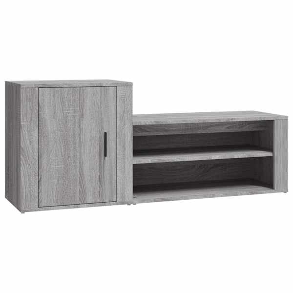 vidaXL kingakapp, hall Sonoma tamm, 130x35x54 cm, tehispuit