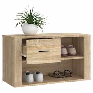 Botník dub sonoma 80 x 35 x 45 cm kompozitní dřevo - obrázek 4