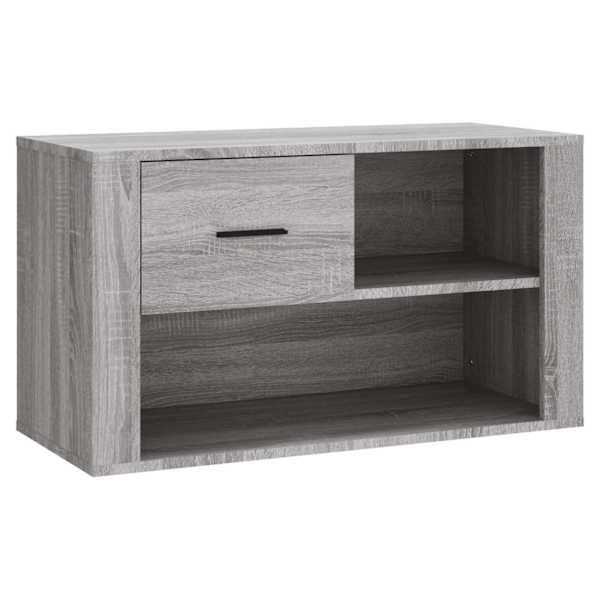 vidaXL kingakapp, hall Sonoma tamm, 80x35x45 cm, tehispuit