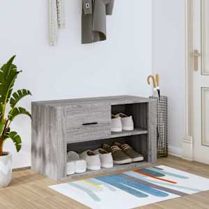 Botník šedý sonoma 80x35x45 cm kompozitní dřevo - obrázek 1