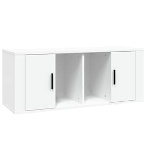 TV skříňka bílá 100 x 35 x 40 cm kompozitní dřevo - obrázek 2