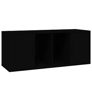 TV skříňka černá 100 x 35 x 40 cm kompozitní dřevo - obrázek 2