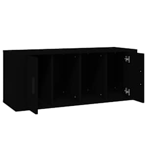TV skříňka černá 100 x 35 x 40 cm kompozitní dřevo - obrázek 7