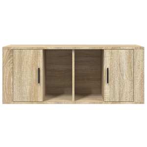TV skříňka dub sonoma 100 x 35 x 40 cm kompozitní dřevo - obrázek 5