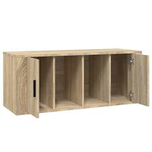 TV skříňka dub sonoma 100 x 35 x 40 cm kompozitní dřevo - obrázek 7