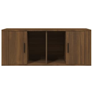 TV skříňka hnědý dub 100 x 35 x 40 cm kompozitní dřevo - obrázek 5