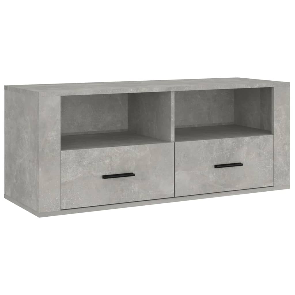 vidaXL TV skříňka betonově šedá 100x35x40 cm kompozitní dřevo