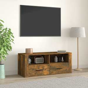 TV skříňka kouřový dub 100 x 35 x 40 cm kompozitní dřevo