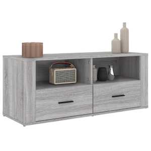 TV skříňka šedá sonoma 100 x 35 x 40 cm kompozitní dřevo - obrázek 4